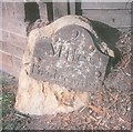 Old Milestone, A38, Taunton Road, Compass, South of Bridgwater