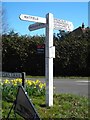 Old Direction Sign - Signpost by Brenchley Road, Brenchley Parish