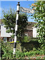 Old Direction Sign - Signpost by Little Storeton Lane, Wirral