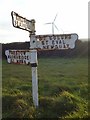 Old Direction Sign - Signpost, Bear