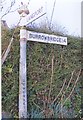 Old Direction Sign - Signpost by Wickhill Road, Wick, Langport Parish