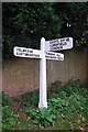 Old Direction Sign - Signpost by Hophurst Lane, Worth Parish