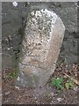 NN8122 : Old Milestone by the A85, Monzievaird and Strowan Parish by Milestone Society