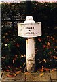 Old Milepost by the B5041, London Road, Stoke on Trent Parish