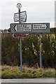 Old Direction Sign - Signpost by Rack Lane, Whitchurch Rural Parish