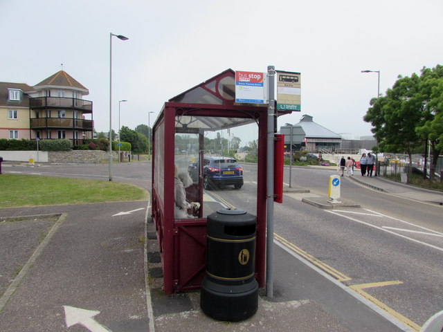 Seaton Tramway Station bus stop & shelter
