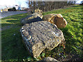 Boulders alongside Middleton Grove