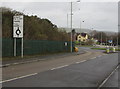 A4063 direction sign, Tondu