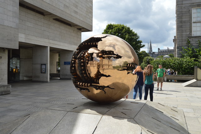 Trinity College Dublin - sphere within a... © N Chadwick cc-by-sa/2.0 ...