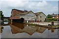 Canal wharf in Market Drayton, Shropshire