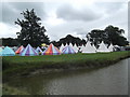 SO7438 : Glamping tents at Lakefest by Eirian Evans