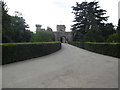 The driveway to Eastnor Castle