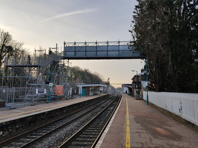 Temporary Bridge at Abergavenny Railway Station