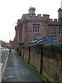 SK5803 : County Gaol, Leicester, north side along Tower Street by Alan Murray-Rust