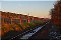 NC8501 : Railway Line near Dunrobin, Sutherland, Scotland by Andrew Tryon