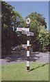 Replica Direction Sign - Signpost by Dunn Street Road, Bredhurst Parish