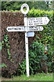 Old Direction Sign - Signpost in Hindford, Whittington Parish