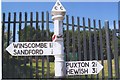 Old Direction Sign - Signpost by Nye Road, Winscombe and Sandford Parish