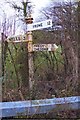 Old Direction Sign - Signpost by Old Frome Road, Masbury