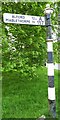 Old Direction Sign - Signpost by the A157, Kenwick Road, Louth Parish