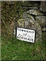 NY3531 : Old Boundary Marker by Mosedale Old Bridge, Mungrisdale parish by M Rayner