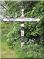 Old Direction Sign - Signpost by the A536 Macclesfield Road