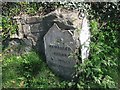 Old Milestone by Newton Mountain, Burton Parish