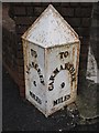 Old Milepost by the B4309, Heol Llanelli, Pontyates, Llanelli Rural Parish