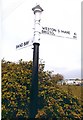 Old Direction Sign - Signpost Kewstoke Parish