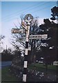 NY4430 : Old Direction Sign - Signpost by the B5288, Greystoke, Greystoke Parish by Milestone Society