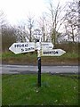 Old Direction Sign - Signpost by Leigh Cross, Ibberton Parish