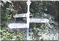 Old Direction Sign - Signpost by Sub Road, Butleigh Parish