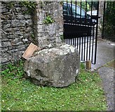 SX4957 : Old Wayside Cross - moved to St Edward's church, Egg Buckland Parish by Alan Rosevear