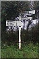 Old Direction Sign - Signpost, Tregathenan, Sithney Parish