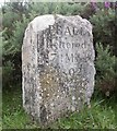 Old Guide Stone, Burley Street, Burley Parish