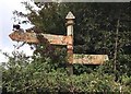 Old Direction Sign - Signpost by Brockley Way, Yatton Parish