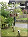 Old Direction Sign - Signpost in Colemere, Wem Rural Parish