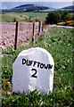 Old Milestone by the B9009, Mortlach Parish