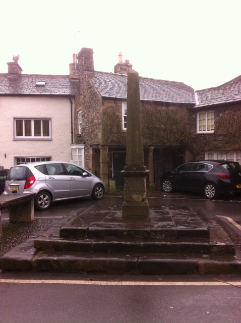 Old Central Cross by The Square, Cartmel, Lower Allithwaite Parish