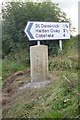 Old Boundary Stone by the former A388, Tipwell, St Dominick Parish