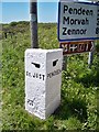 Old Guide Stone by the A3071, Higher Tregerest, Sancreed Parish