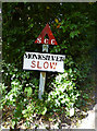 ST0737 : Old Village Signpost by the B3183, Combehill Cross, Monksilver Parish by Alan Rosevear