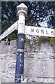 Direction Sign - Signpost by the A371, Banwell Parish