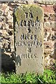 Old Milestone by Hill Farm, Stanley Hill, Bosbury Parish