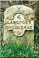 Old Milestone by Thorney Road, Kingsbury Episcopi Parish