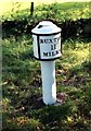 Old Milepost by the A53, Buxton Road, Leek Parish