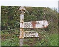 Old Direction Sign - Signpost east of Blagdon Lake, Nempnett Thrubwell Parish