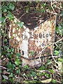 Old Milepost by the B4364, Roundthorn, Bitterley Parish