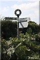 Direction Sign - Signpost northwest of Prees Wood