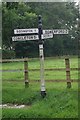 Old Direction Sign - Signpost by Blackden Lane, Hodge Hill, Siddington Parish